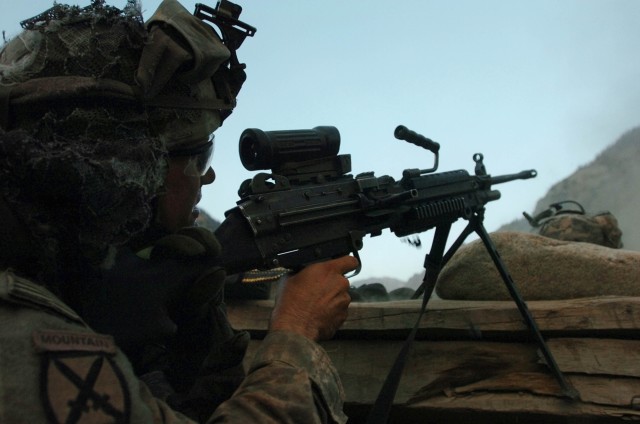 Gun Battle during Operation Mountain Fire in Nuristan province, Afghanistan