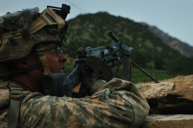 Gun Battle during Operation Mountain Fire in Nuristan province, Afghanistan