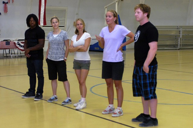 ESPN XGames athletes Brad Simms, Sarah Burke, Jen O'Brien, Grete Eliassen and Nate Holland came to visit the 3rd Heavy Brigade Combat Team, 1st Cavalry Division at Forward Operating Base Marez on July 19. They signed autographs and talked with the...