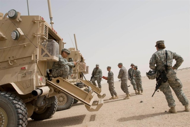 Portland Soldiers participate in new MRAP training, prepare for Iraq roads