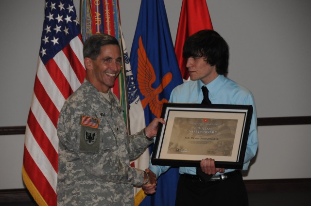 Army training saves a life