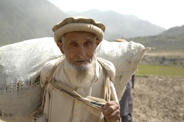 Development projects help local Afghans in Nishagam village, Afghanistan