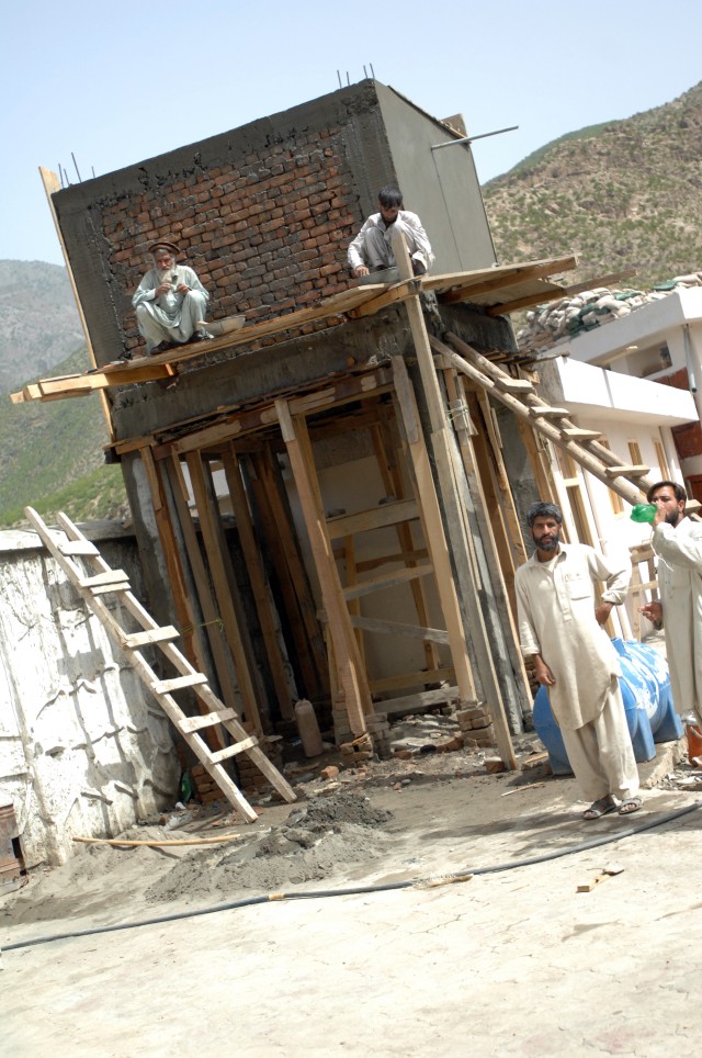 Development projects help local Afghans in Nishagam village, Afghanistan