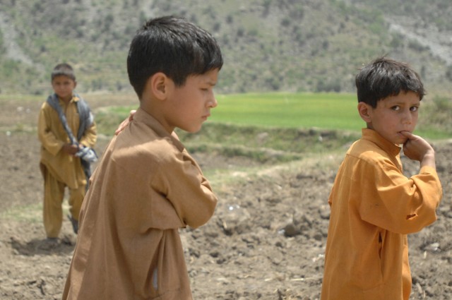 Development projects help local Afghans in Nishagam village, Afghanistan