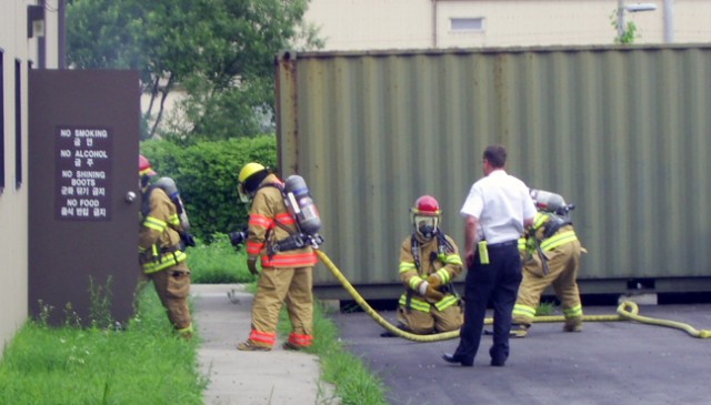 Firefighters hone life saving skills on Casey