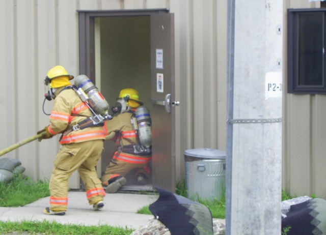 Firefighters hone life saving skills on Casey