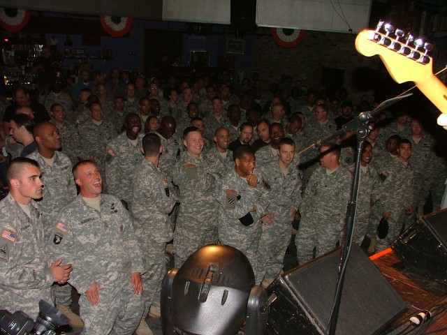 Soldiers in Audience