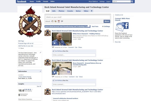 Facebook page