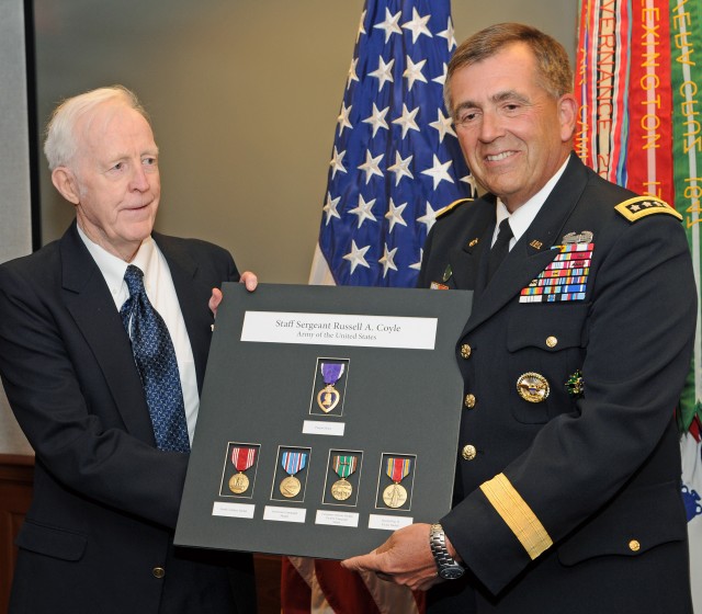 Vet awarded Purple Heart after 64 years