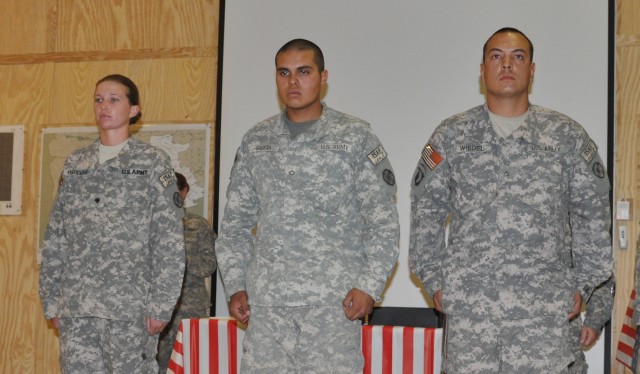 286th CSSB Soldiers awarded Purple Heart