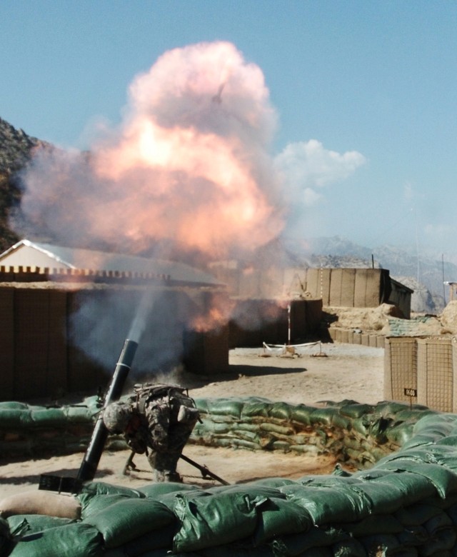 2-77 mortar team blasts away at FOB Kalagush