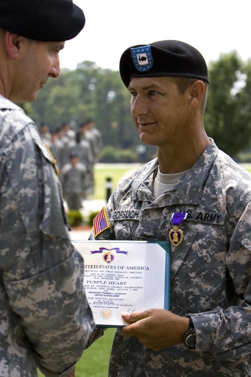 2HBCT Soldier given Purple Heart Article The United States Army