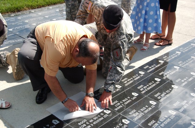 1st Infantry Division Soldiers remember fallen brothers