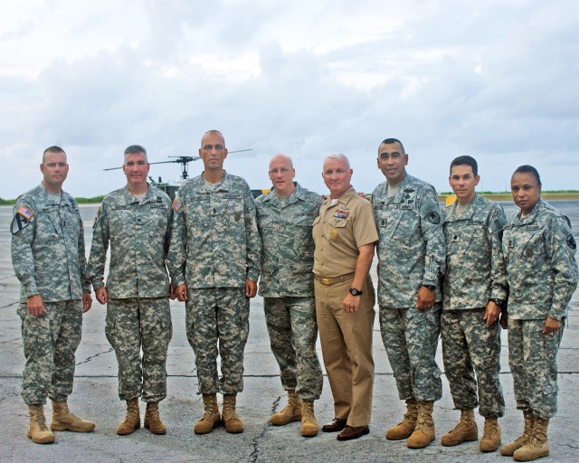Senior Enlisted Visit Kwaj