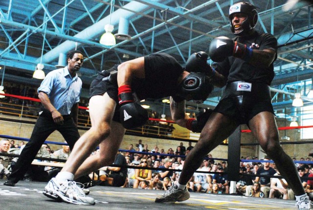 Rangers duke it out at boxing tournament