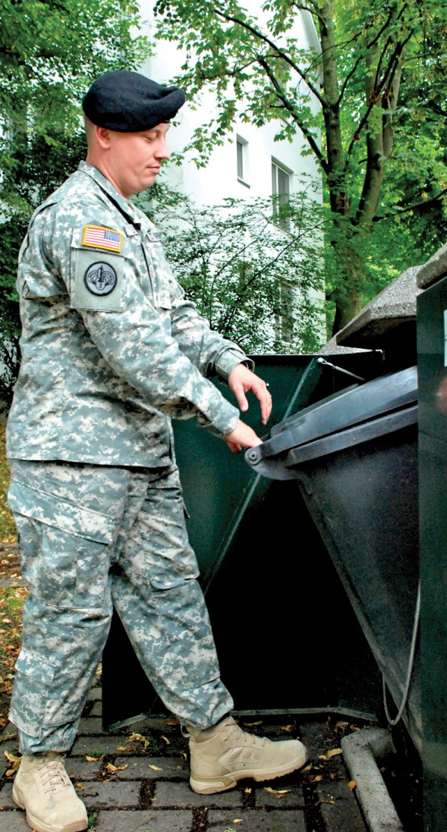 Garrison pilot program addresses trash talk issues