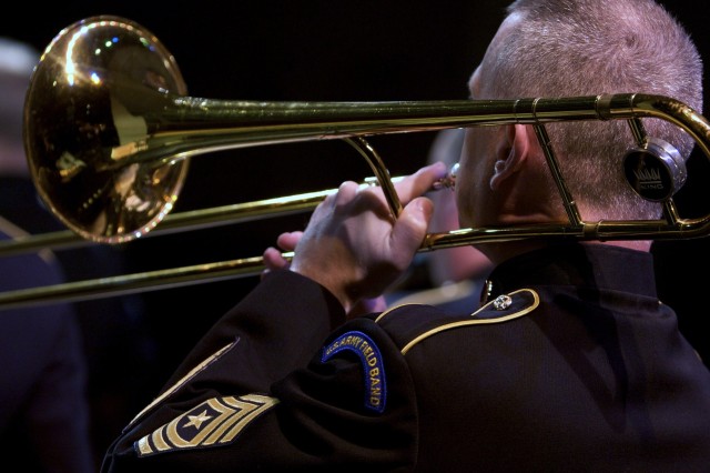 Buckley trombone from behind