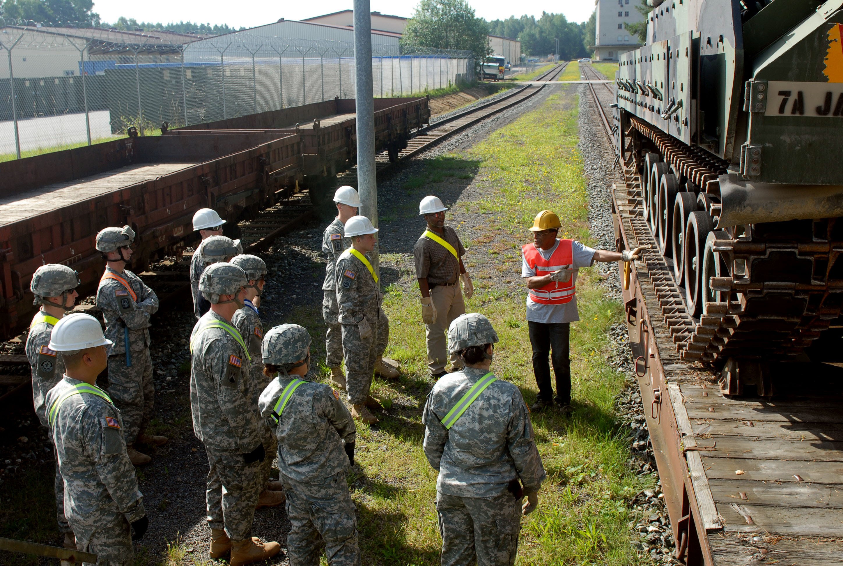 Training keeps the movement of Army equipment in Europe on track