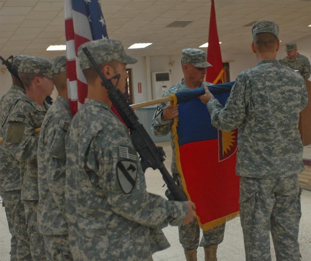 41st Brigade uncasing ceremony