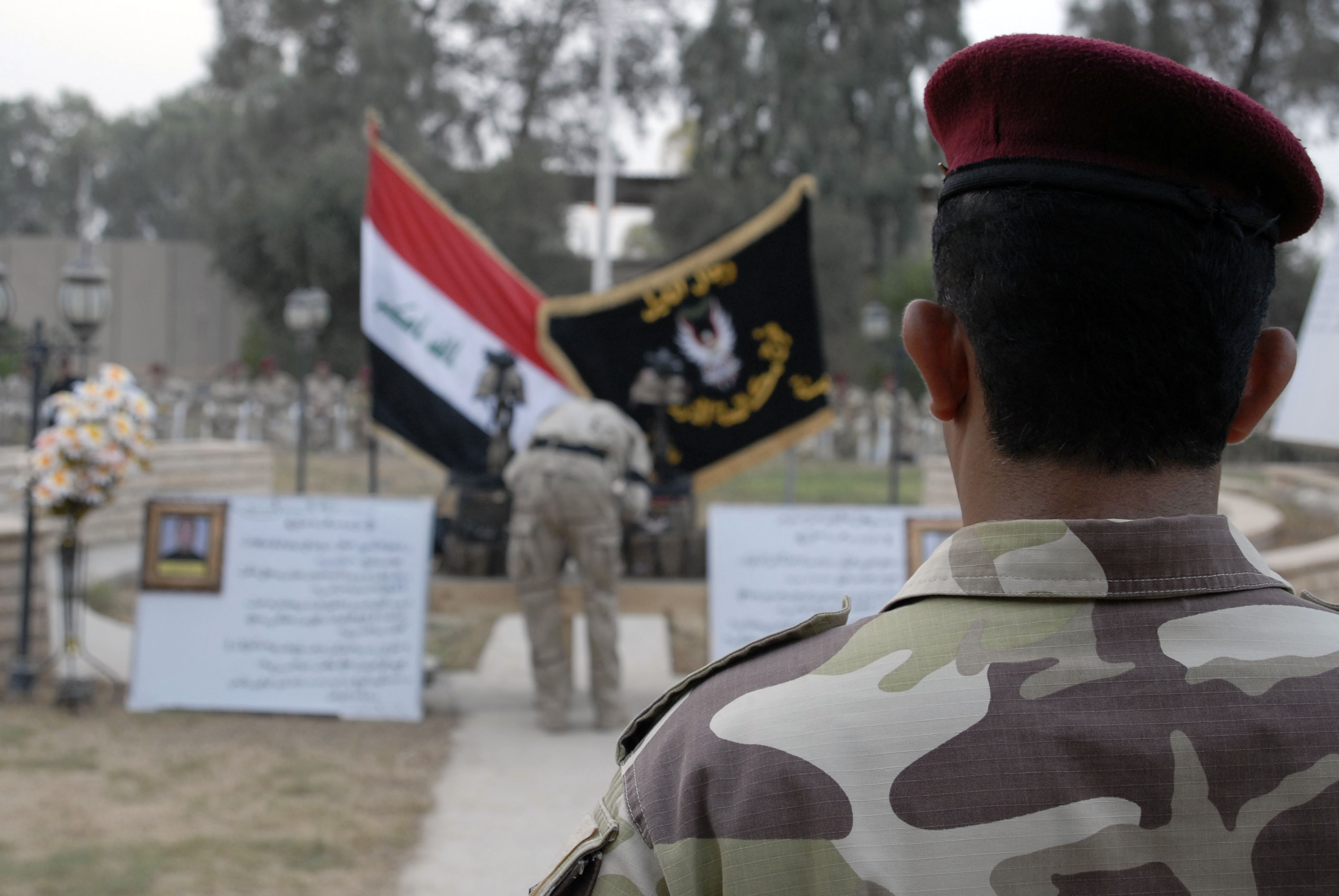 Iraqi Soldiers' Sacrifices Honored With Silence, A Stillness Heard ...