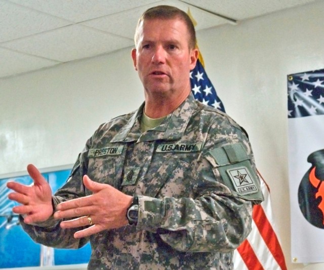 Army's top sergeant visits COB Basra | Article | The United States Army