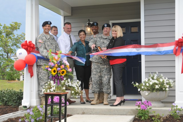 Couple moves in to E-9 housing unit
