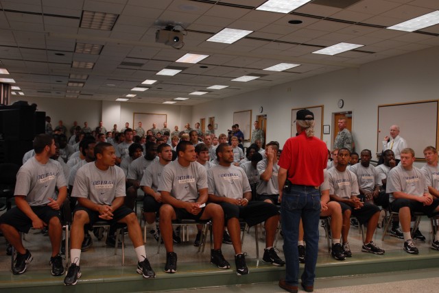 K-State Football players tackle virtual battlefield 