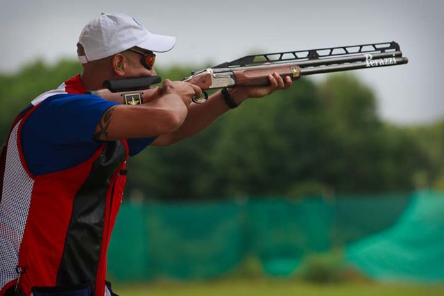 Soldier takes silver at world shotgun competition