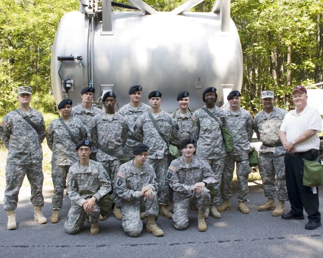 Chemical Soldiers visit Anniston Activity, incinerator