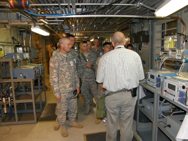 Chemical Soldiers visit Anniston Activity, incinerator