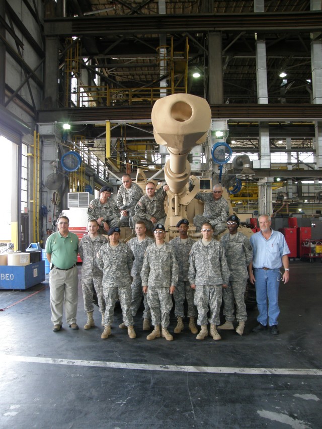 Chemical Soldiers visit Anniston Activity, incinerator