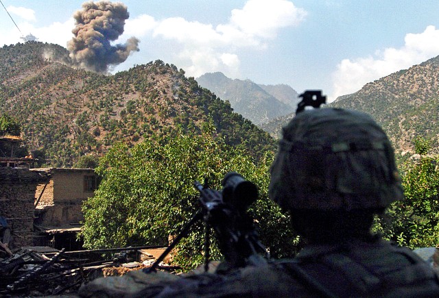 U.S. Troops Battle Afghan Insurgents