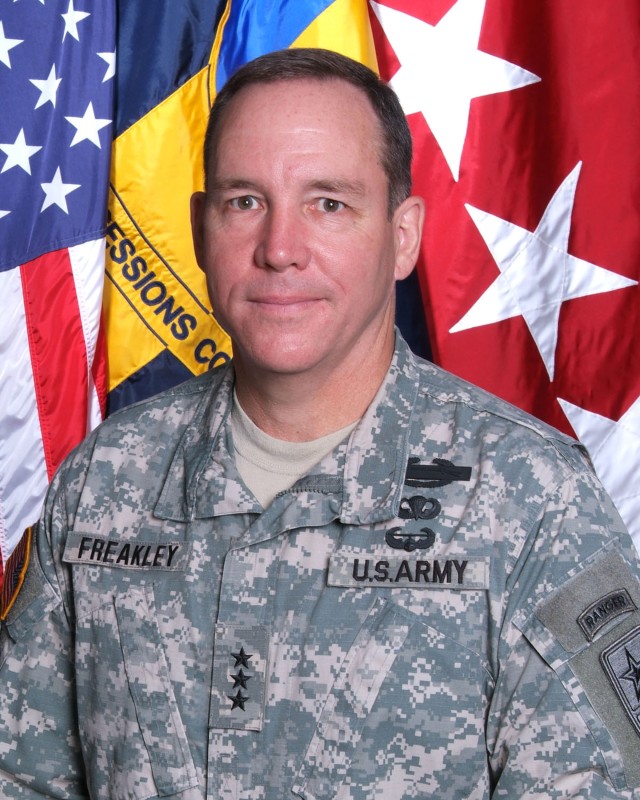 LTG Benjamin C. Freakley, commander, U.S. Army Accessions Command