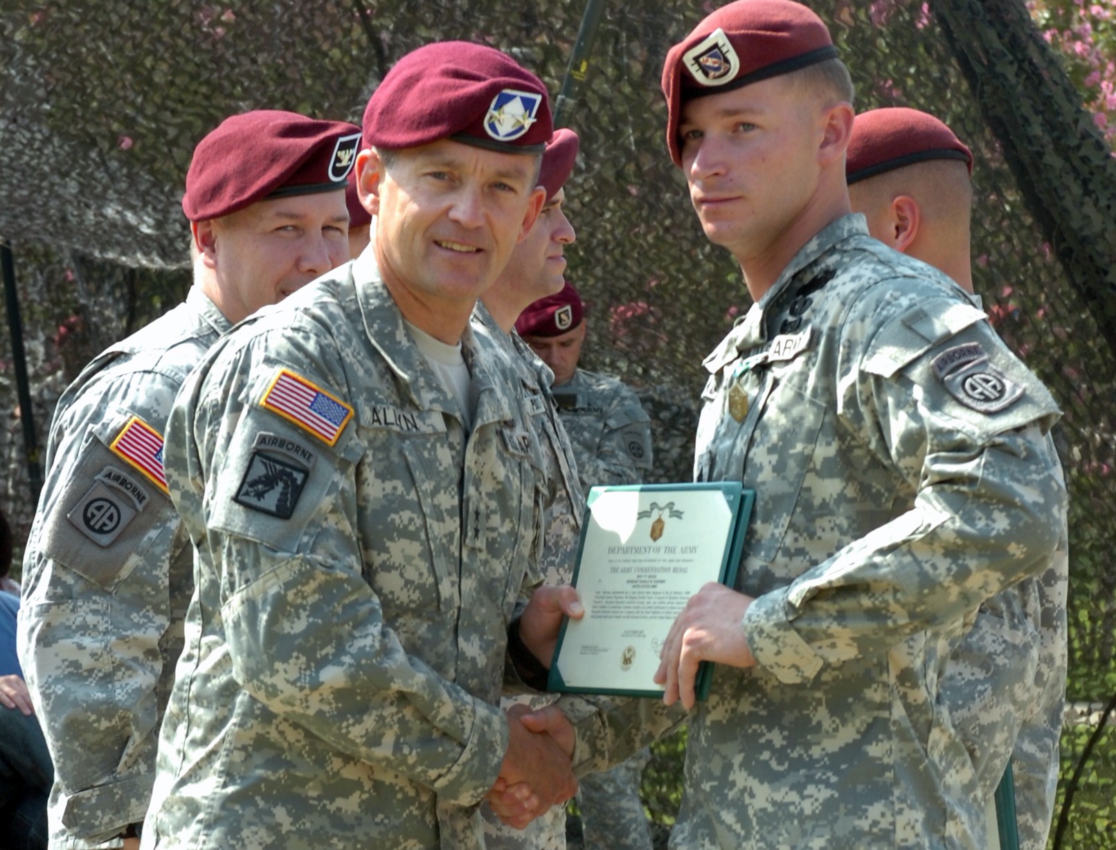 US Army Paratroopers With The 82nd Airborne Division Parachute