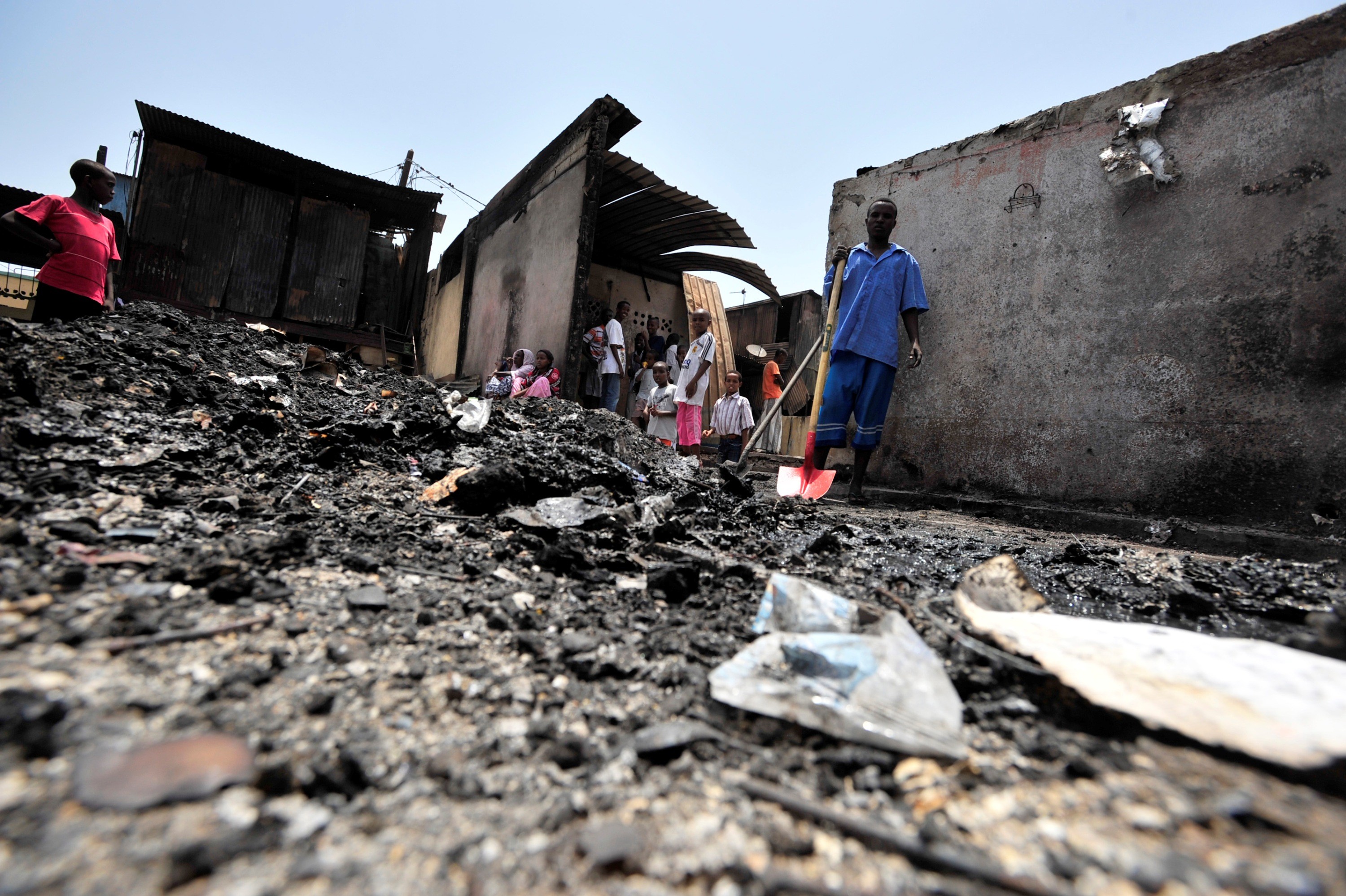 CJTF-HOA civil affairs team helps rebuild fire devastated neighborhood ...