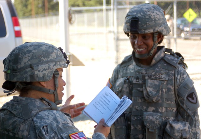Sgt. 1st Class Murrell preps for competition