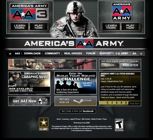 America&#039;s Army - Army values &amp; plenty of action