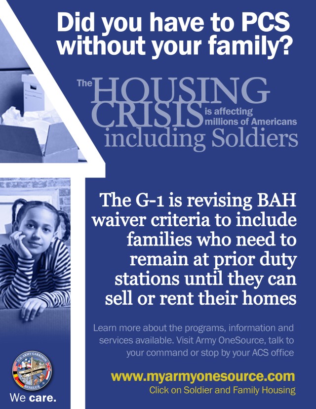 Housing crisis affects Soldiers