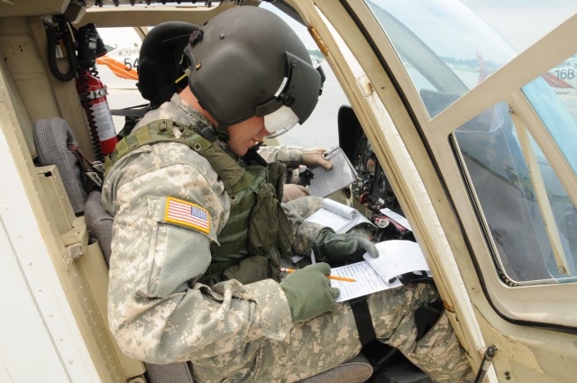 Flight school students take controls for first time