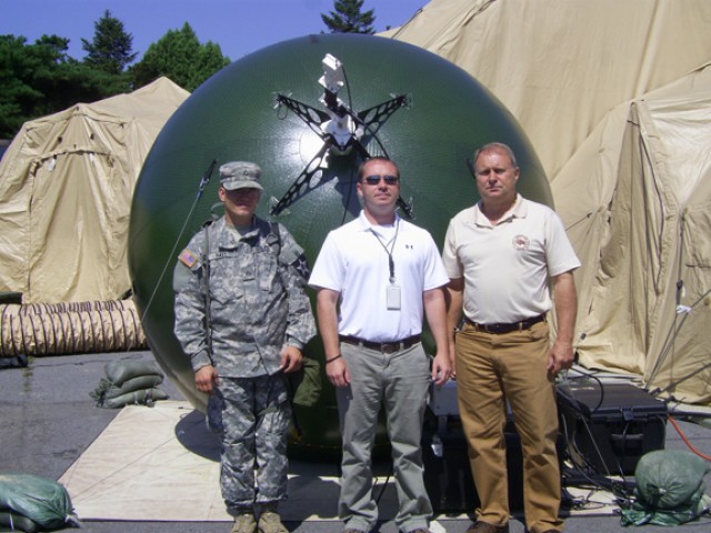 2nd Infantry Division deploys inflatable satellite dish