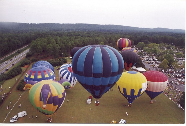 Up, up and away at Callaway Gardens