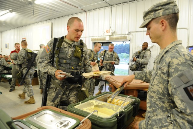Hot meal food-tasting test