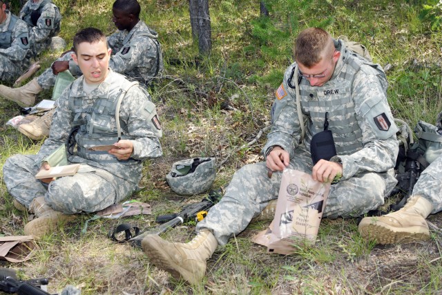 MRE taste testing