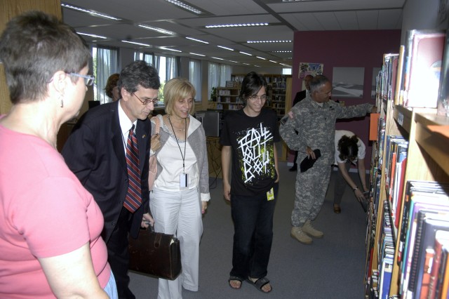 Ambassador tours USAG Brussels