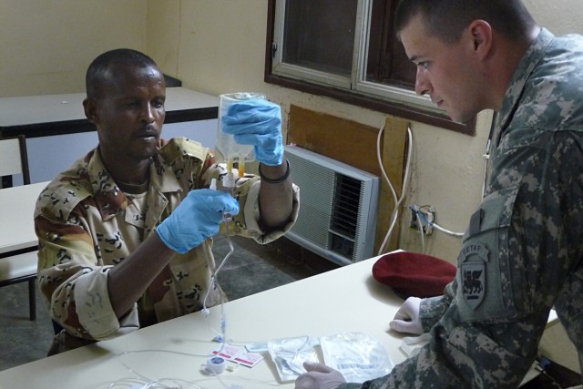 Private gets his chance to mentor in Africa