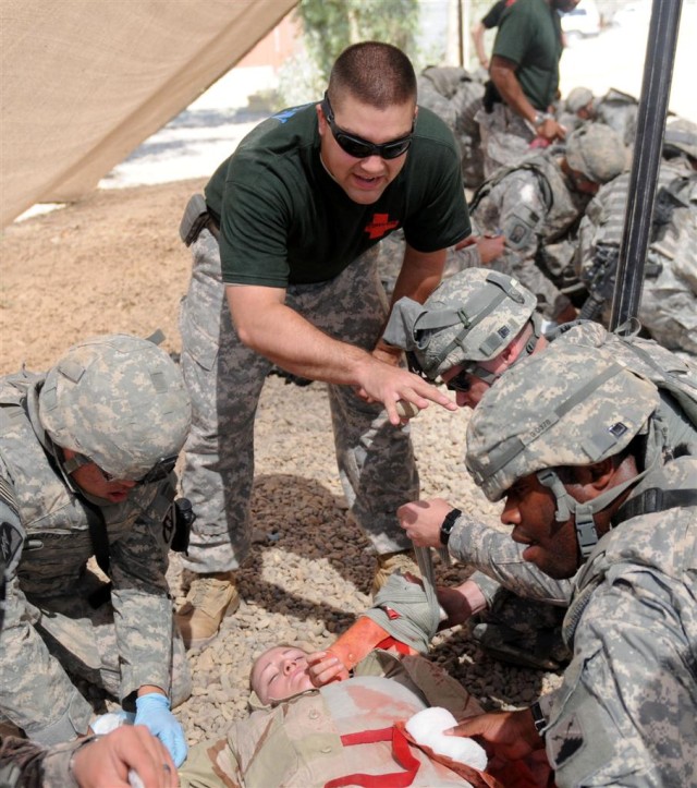 Service members learn to save lives