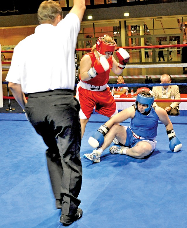 Unit-level boxers battle for bragging rights at Wiesbaden tournament