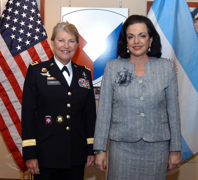 Gen. Dunwoody and Dr. Nilda GarrAfA