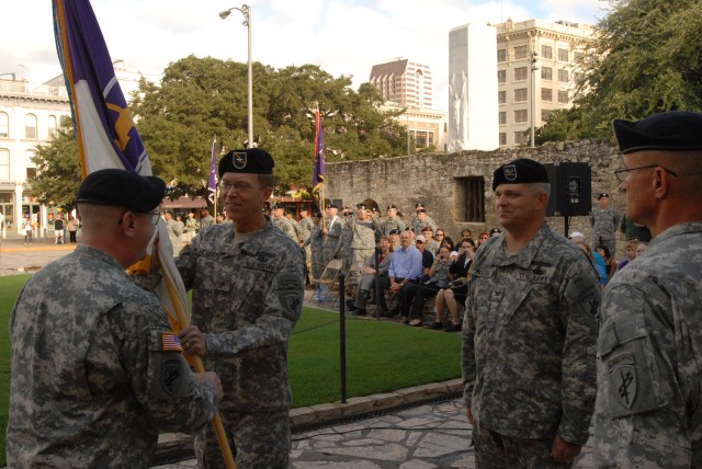 The Alamo Hosts 321st Civil Affairs Brigade Ceremony