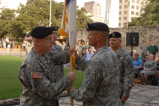 The Alamo Hosts 321st Civil Affairs Brigade Ceremony